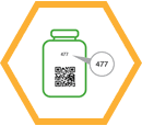 bottle barcode icon